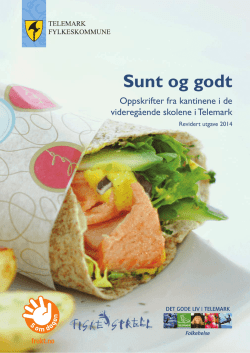 Sunt og godt - kantinebok 2014
