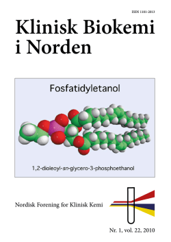 Klinisk Biokemi i Norden - Nordisk forening for klinisk kjemi