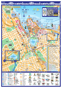 City Map of Stavanger - Danish Edition