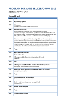 Program for AMIS Brukerforum 2015 - per 20.2.pdf