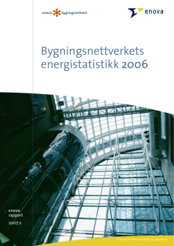 Bygningsnettverkets energistatistikk 2006