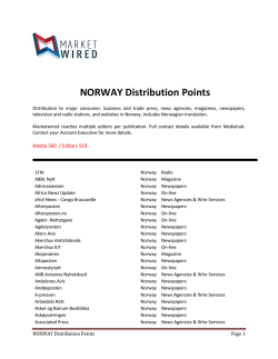NORWAY Distribution Points