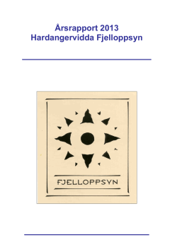 Årsrapport Hardangervidda fjelloppsyn 2013.pdf