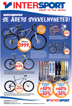 Se årets sykkelnyheter!