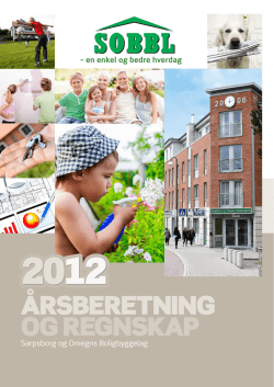 Årsberetning og regnskap 2012