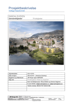 Prosjektbeskrivelse - Inndalsveien-08-04-2015