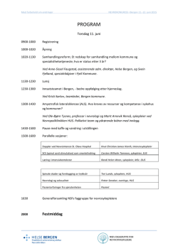 Program Nevrokongress 2015