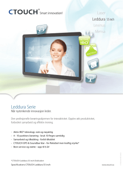 Leddura Serie - CTOUCH Smart Innovation!