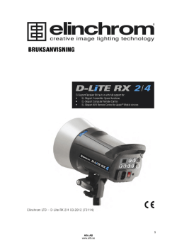 Manual D-Lite RX (sv)