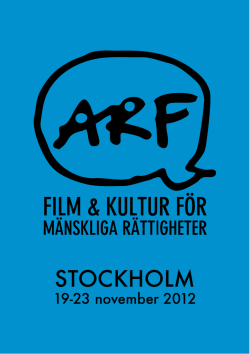 STOCKHOLM - Filmcentrum