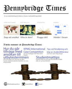 PennyBridge Times #1