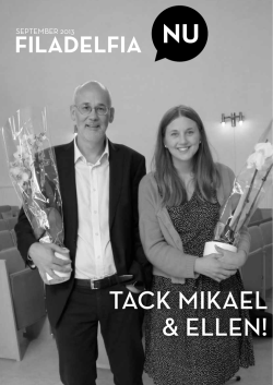 TACK MIKAEL & ELLEN! - Filadelfiakyrkan i Örebro