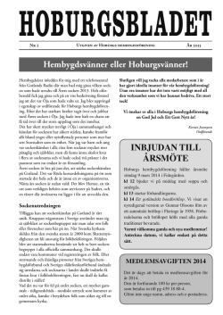 Hoburgsbladet nr 2 2013