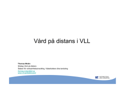 Västerbottens läns landsting, Vård på distans (PDF)