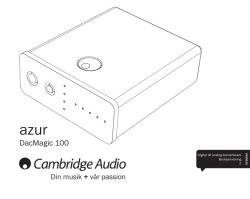 DacMagic 100 - Cambridge Audio