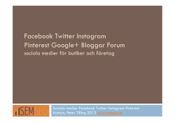 Facebook Twitter Instagram Pinterest Google+ Bloggar