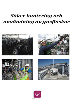 Hantering av gasflaskor - Skandinaviska Gasprodukter AB