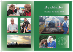 Byabladet 2012-2013 - Sundals Ryrs Byalag