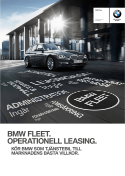 Ladda ner BMW Fleet Produktblad