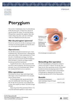 Infotmationsblad om pterygium (PDF-dokument, 622 kB)