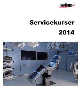 Servicekurser 2014