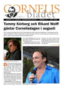 Cornelisbladet nr 2, 2009
