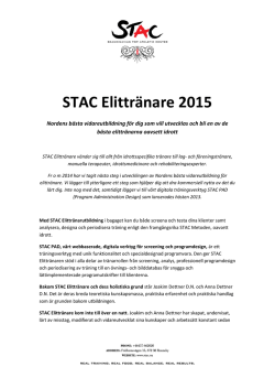 STAC Elittränare 2015