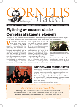 Cornelisbladet nr 4, 2010