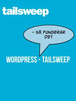 Wordpress - Tailsweep