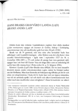 Hans Brasks gravvard i Landa