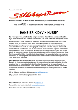 HANS-ERIK DYVIK HUSBY - Musikalen Sällskapsresan