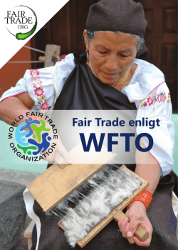 Fair Trade enligt WFTO - Organisationen Fair Trade Återförsäljarna