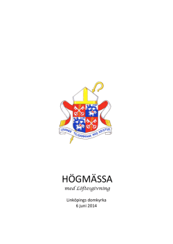 HÖGMÄSSA - Svenska kyrkan