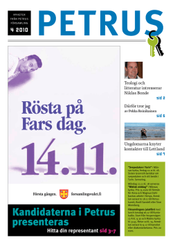 Petrusbladet 4/2010