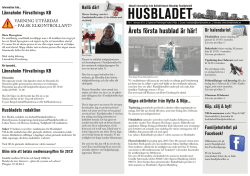 Husbladet nr 1 - Hässelby Familjehotell