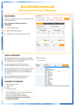 Manual Travel Manager