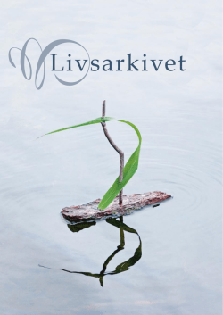 Livsarkivet som PDF - JF Svensson Begravningsbyrå