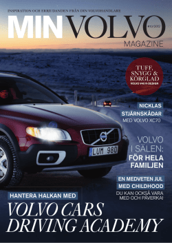 VOLVO CARS DRIVING ACADEMY
