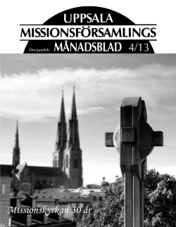 Dec/jan/feb - Uppsala Missionskyrka