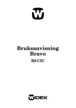 Bruksanvisning Bravo
