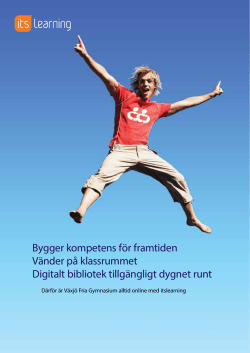 Se PDF om Växjö Fria Gymnasium