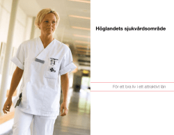 Höglandets sjukvårdsområde - Nordelia Reklam