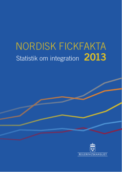 NORDISK FICKFAKTA - Integrationsbarometer
