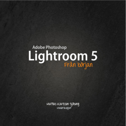 Lightroom 5 Från Början