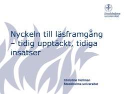 Välkommen till Stockholms universitet