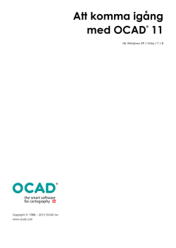 Att komma igång med OCAD® 11