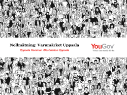 Varumärkesundersökning YouGov 2014 (pdf. 3 MB)