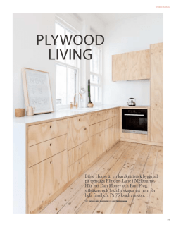 PLYWOOD LIVING - Clare Cousins