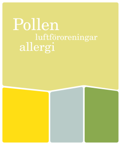 Pollen, luftföroreningar, allergi