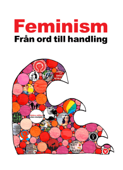 broschyren Feminism – från ord till handling.